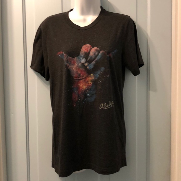 Project Aloha soft gray tshirt size S - Picture 1 of 5